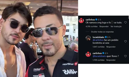 
					Carlinhos Maia abre o jogo após pedido de namoro para Lucas Lobato
				
				