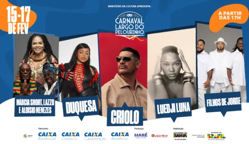 
					'Carnaval Largo do Pelourinho' recebe patrocínio inédito da CAIXA
				
				