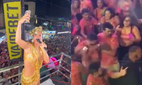
					Carnaval: novo vídeo mostra folião jogando bebida em Claudia Leitte
				
				