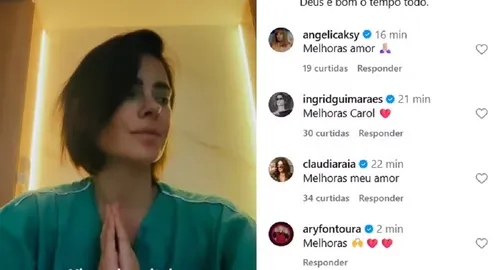 
					Carolina Dieckmmann é internada com quadro avançado e faz desabafo
				
				