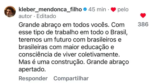 
					Cine Glauber Rocha explica restrição a terraço e Kleber Mendonça reage
				
				