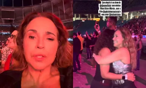 
					Daniela Mercury dança com Xanddy durante show de Djavan em Salvador
				
				