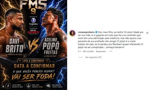 
					Davi Brito desafia Popó e Rosiane Pinheiro se desespera: 'Infartando'
				
				