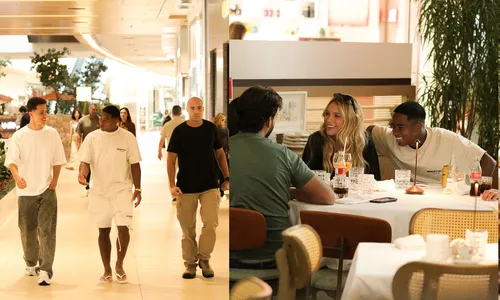 
					Endrick vai a shopping com esposa antes de embarque para Copa do Mundo
				
				