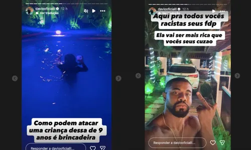 
					Ex-BBB Davi Brito denuncia racismo após irmã sofrer ataques na web
				
				