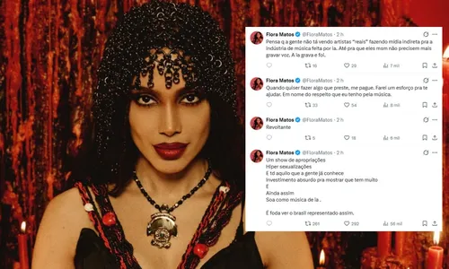 
					Flora Matos revolta fãs de Anitta após detonar artista: 'Apropriação'
				
				