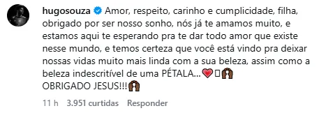 
					Goleiro Hugo Souza e ex-mulher anunciam gravidez após término
				
				