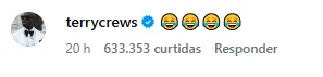 
					Terry Crews encontra Vini Jr no Cristo Redentor e se declara: 'Irmão'
				
				