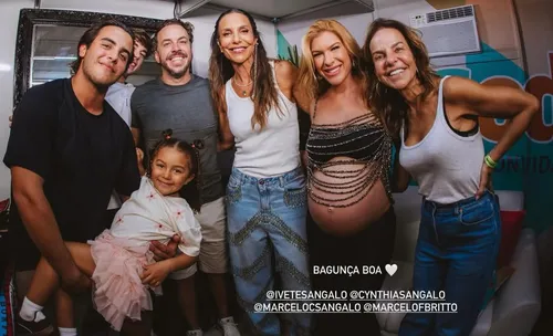 
					Ivete Sangalo reúne Marcelinho e Liz Improta nos bastidores de show
				
				
