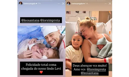 
					Ivete Sangalo se derrete com Levi, filho de Léo Santana e Lore Improta
				
				