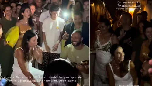 
					Ivete Sangalo surpreende ao cantar em roda de samba em Trancoso; VÍDEO
				
				