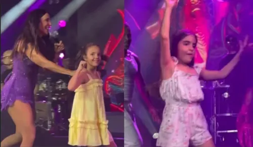 
					Ivete Sangalo surpreende e sobe ao palco com filhas; VÍDEO
				
				