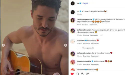 
					Iza posta foto rara de novo namorado galã e faz declaração especial
				
				