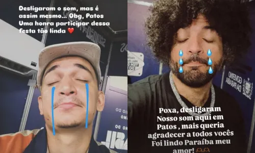 
					João Gomes e Mestrinho desabafam após som cortado em show no São João
				
				