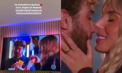 
					Larissa Manoela reage após marido dar beijão em Ana Castela em novela
				
				
