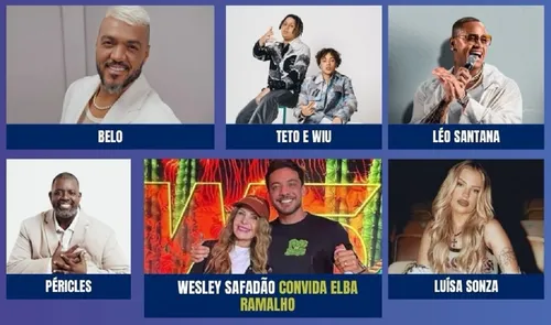 
					Léo Santana e mais: a programação do Festival de Verão no domingo (25)
				
				