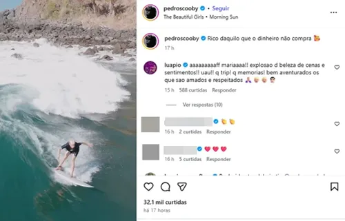 
					Luana Piovani ironiza vídeo de Pedro Scooby com o filho após polêmica
				
				