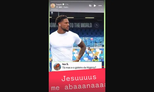 
					Luana Piovani surpreende e dá cantada em goleiro de Copa do Mundo
				
				