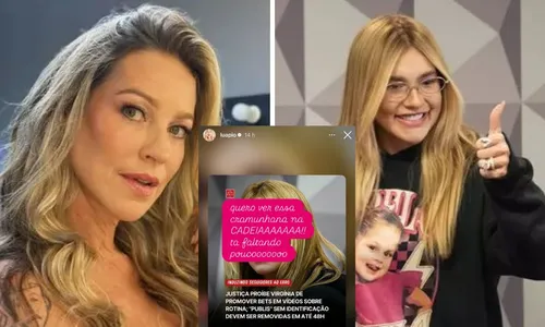 
					Luana Piovani volta a detonar Virginia e dispara: ‘Quero na cadeia’
				
				