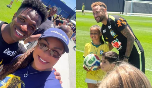 
					Mãe de Endrick se declara após visitar o atleta: 'Matar a saudade'
				
				