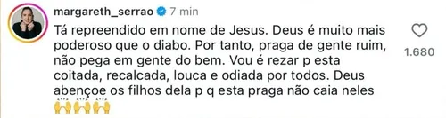 
					Mãe de Virginia Fonseca se revolta e detona Luana Piovani após 'praga'
				
				
