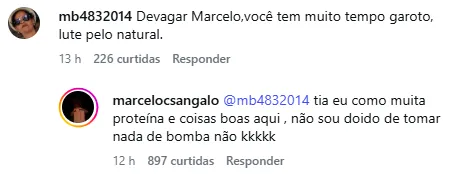 
					Marcelo Sangalo é acusado de usar anabolizantes e se pronuncia
				
				