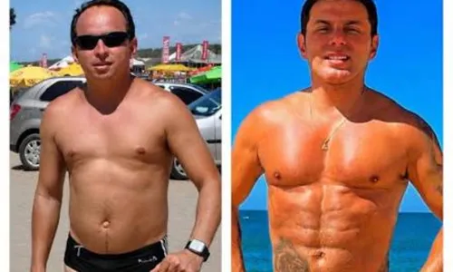 
					Marido de Gretchen posa de sunga e resultado de lipo surpreende
				
				