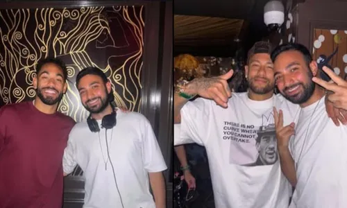 
					Neymar surge sem aliança e curte balada em folga da Seleção
				
				