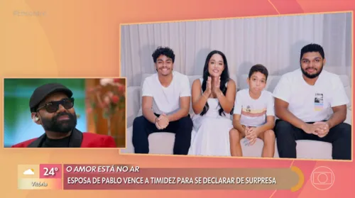 
					Patrícia Poeta faz surpresa e Pablo cai no choro ao vivo no 'Encontro'
				
				