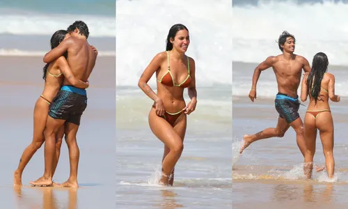 
					Pocah e Marvvilla esbanjam corpões ao lado de novos namorados em praia
				
				