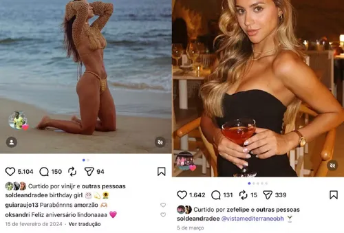 
					Quem é Sol de Andrade, suposto affair de Zé Felipe seguida por Vini Jr
				
				