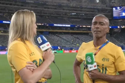 
					Romário manda recado para Fernanda Gentil após mal-estar na Copa
				
				
