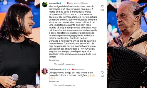 
					São João na Bahia: Filha de Flávio José desabafa após shows cancelado
				
				