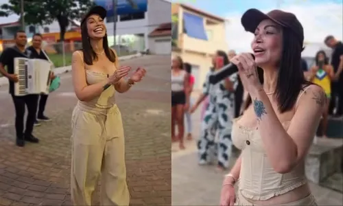 
					Solange Almeida surpreende conterrâneos e canta em rua da Bahia; VÍDEO
				
				