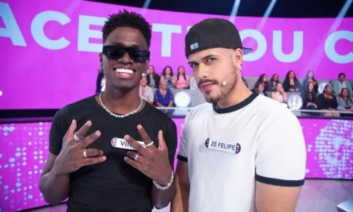 
					Vini Jr e Zé Felipe disputam dinheiro em programa da Record; entenda
				
				