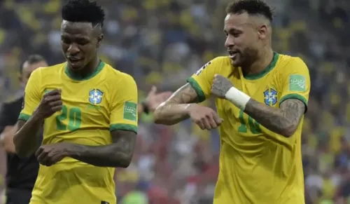 
					Vini Jr explica polêmica com Neymar e web detona: 'Muita coragem'
				
				