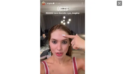 
					Virginia Fonseca mostra ferimento causado por fantasia após ensaio
				
				