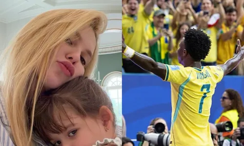 
					Vini Jr embarca para viagem de luxo com Virginia após derrota na Copa
				
				