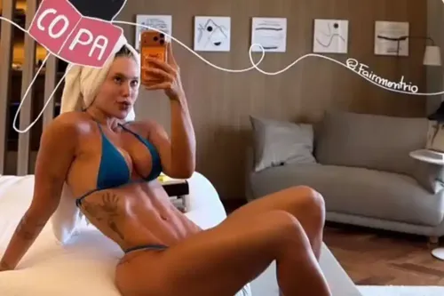 
					Virginia ostenta acessório de luxo milionário para jogo do Brasil
				
				