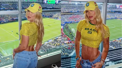 
					Veja qual foi a reação de Virginia após gol de Vini Jr. na Copa
				
				