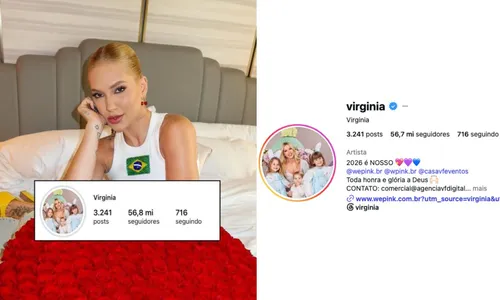 
					Virginia sofre queda de seguidores após possível volta com Vini Jr
				
				