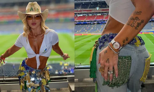 
					Virginia surpreende com look ousado para prestigiar Vini Jr na Copa
				
				