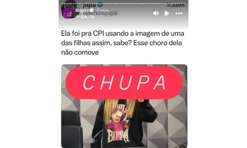 
					Zé Felipe ataca Luana Piovani de novo após 'maldição' a filhos: 'Suja'
				
				