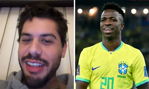 
					Zé Felipe reaparece após polêmica com Vini Jr. na Copa: 'Tomei umas'
				
				