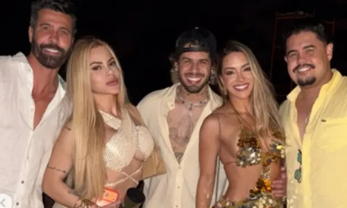 
					Zé Felipe surge com loira misteriosa após término com Ana Castela
				
				