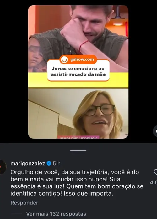 
					BBB 26: Mari Gonzalez manda recado a Jonas, seu ex, após eliminação
				
				