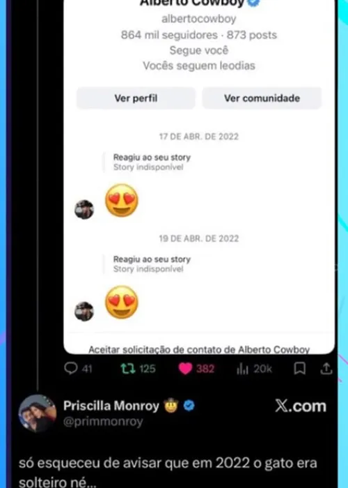 
					BBB 26: jovem que expôs mensagens de Alberto Cowboy revela ataques
				
				