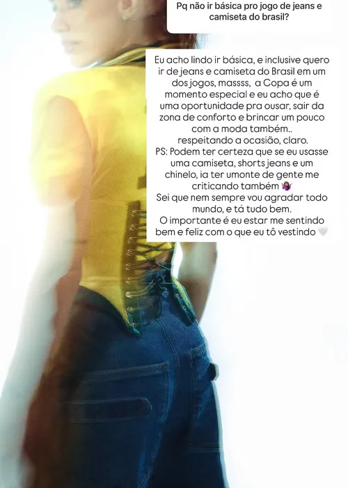 
					Bruna Biancardi se revolta e rebate críticas durante a Copa do Mundo
				
				