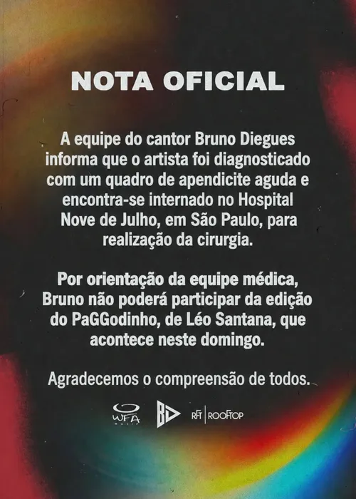 
					Bruno Diegues, ex-Jeito Moleque, é internado; saiba estado de saúde
				
				