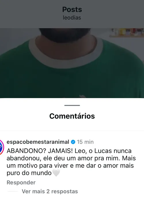 
					Creche se pronuncia após suposto abandono de cadela por Lucas Guedez
				
				